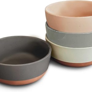 25-Ounce Porcelain Bowls Set of 4, Oven, Microwave and Dishwasher Safe